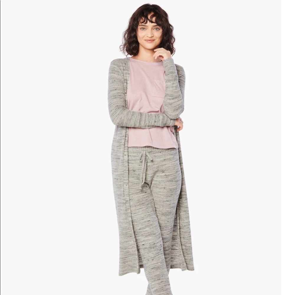 Beyond Yoga Waffle Knit Cardigan Sweater